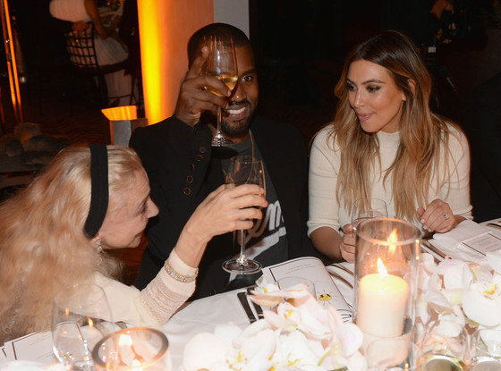 Franca Sozzani, Kanye West, Kim Kardashian Franca Sozzani, Kanye West, Kim Kardashian